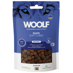 Woolf Soft Cubes Monoprotein Duck 100g - All4Animals