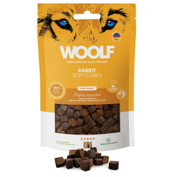 Woolf Soft Cubes Monoprotein Rabbit 100g - All4Animals