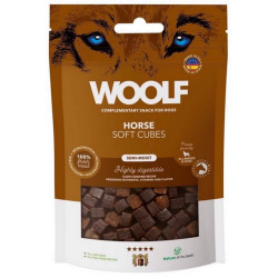 Woolf Soft Cubes Monoprotein Horse 100g - All4Animals