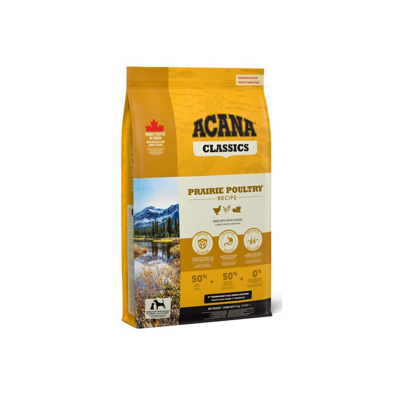 Acana Classics Prairie Poultry Dog 9,7kg - All4Animals Acana Classics Prairie Poultry Dog 9,7kg - All4Animals