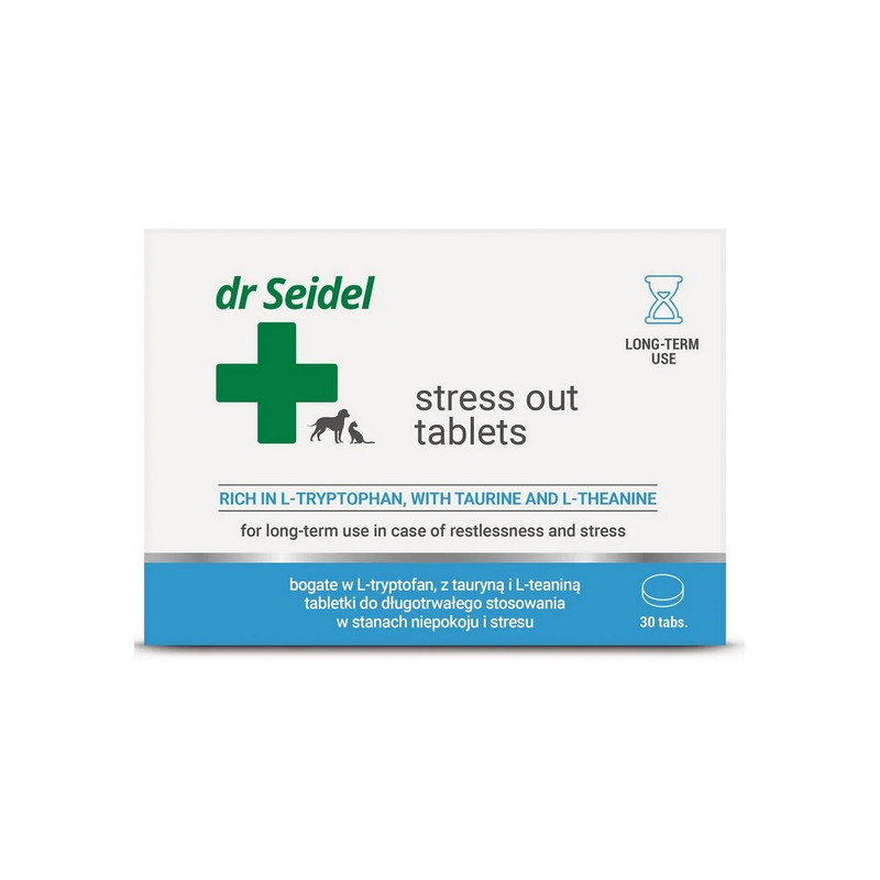 DermaPharm Stress Out dla psa i kota blister 30 tabl. - All4Animals