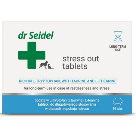 DermaPharm Stress Out dla psa i kota blister 30 tabl. - All4Animals