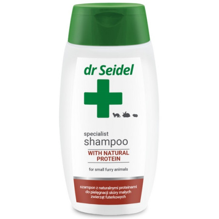 Dr Seidel Szampon proteinowy dla małych zwierząt futerkowych 220ml - All4Animals