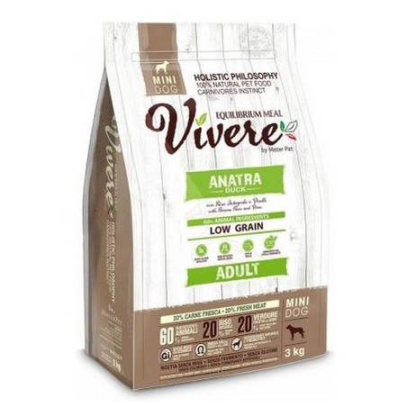 Vivere Dog Mini Adult Duck 3kg - All4Animals