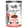 TUF TUF Kawałki mięsne z wołowiną dla kota puszka 415g - All4Animals