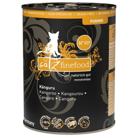 Catz Finefood Purrrr N.107 Kangur puszka 400g - All4Animals