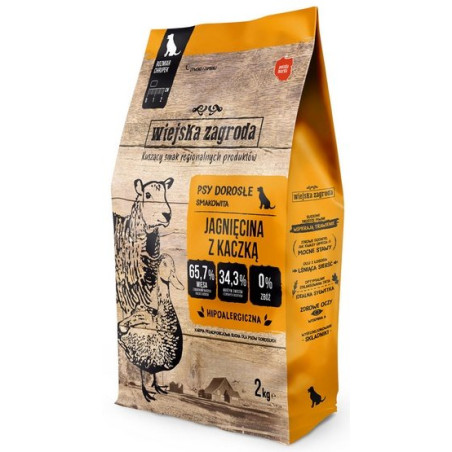 Wiejska Zagroda Jagnięcina z kaczką 2kg - All4Animals