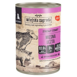 Wiejska Zagroda Mięsna uczta Puppy puszka 400g - All4Animals