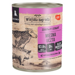 Wiejska Zagroda Mięsna uczta Puppy puszka 800g - All4Animals