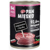 Pan Mięsko Karma mokra dla szczeniąt Wieprzowina z kaczką puszka 400g - All4Animals