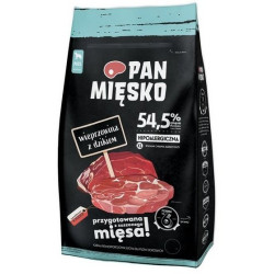 Pan Mięsko Karma sucha dla psa - wieprzowina i dzik chrupki XL 20kg - All4Animals
