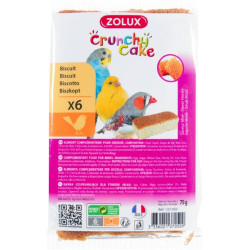 Zolux Crunchy Cake miód 6szt - All4Animals