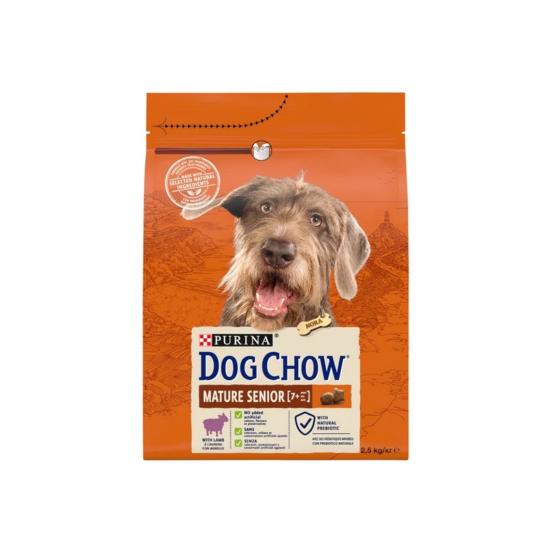 Purina Dog Chow Mature Senior Jagnięcina 2,5kg - All4Animals