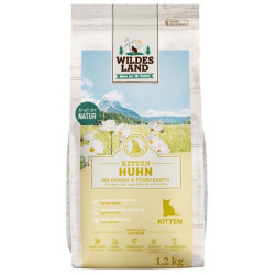 Wildes Land Cat Classic Kitten Huhn 1,2kg - All4Animals