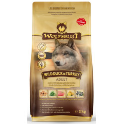Wolfsblut Dog Wild Duck & Turkey - kaczka, indyk i bataty 2kg - All4Animals