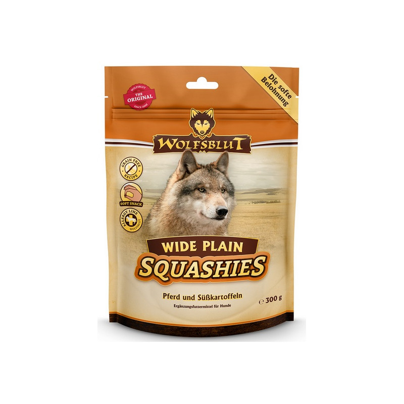Wolfsblut Dog Squashies Wide Plain - konina i bataty 300g - All4Animals