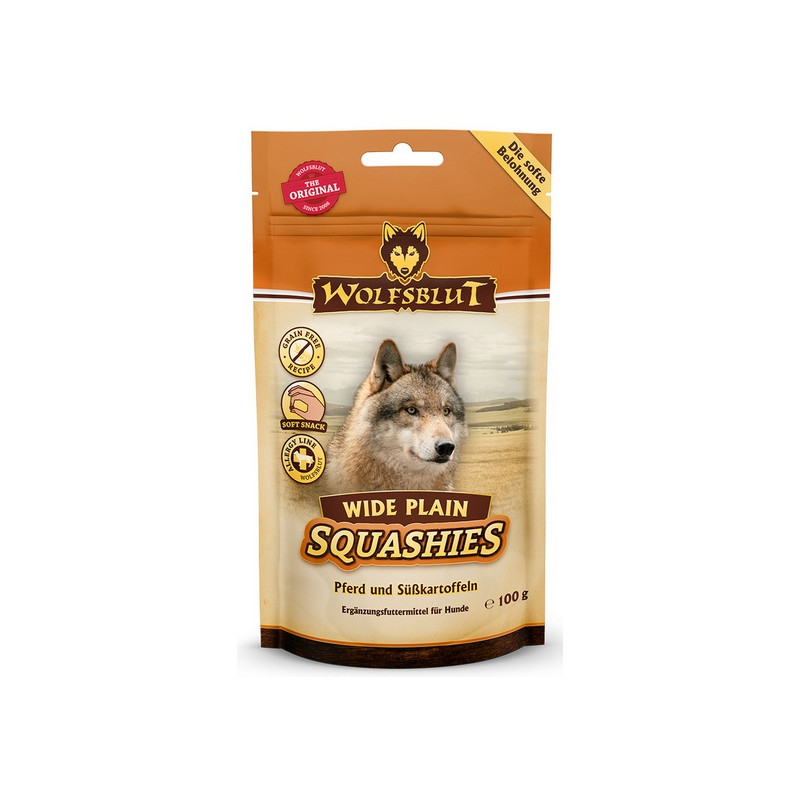 Wolfsblut Dog Squashies Wide Plain - konina i bataty 100g - All4Animals