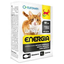 Wita-Vet Kot Energia Junior + Adult 60tabl - All4Animals