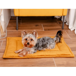 MIMIKO Pets Mata Velvet 70x50cm musztarda - All4Animals