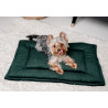 MIMIKO Pets Mata Velvet 70x50cm butelkowa zieleń - All4Animals
