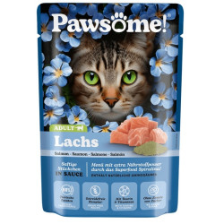 Pawsome Adult Lachs - łosoś saszetka 85g - All4Animals