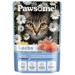 Pawsome Adult Light Lachs - łosoś saszetka 85g - All4Animals