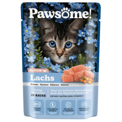 Pawsome Junior Lachs - łosoś saszetka 85g - All4Animals