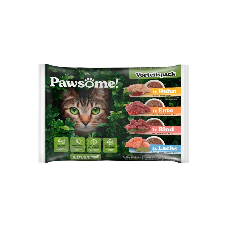 Pawsome Mixpack saszetki 4x85g - All4Animals
