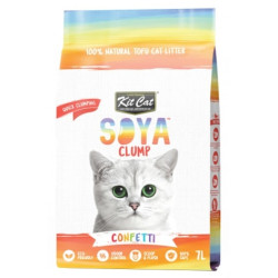 Kit Cat Żwirek ECO SoyaClump Confetti 7L / 2,5kg - All4Animals