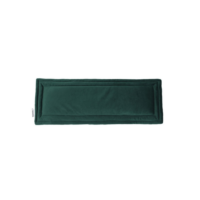 MIMIKO Pets Mata Velvet 25x70cm butelkowa zieleń - All4Animals
