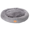 MIMIKO Pets Legowisko Shaggy okrągłe XXL 100cm szare - All4Animals