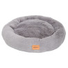 MIMIKO Pets Legowisko Shaggy okrągłe XL 75cm szare - All4Animals