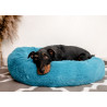 MIMIKO Pets Legowisko Shaggy okrągłe XL 75cm turkusowe - All4Animals