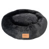 MIMIKO Pets Legowisko Shaggy okrągłe L 60cm czarne - All4Animals