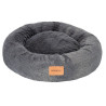 MIMIKO Pets Legowisko Shaggy okrągłe L 60cm grafitowe - All4Animals