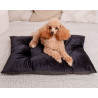 MIMIKO Pets Legowisko Poducha Velvet 70x50cm czarna - All4Animals