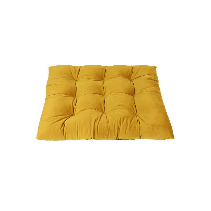 MIMIKO Pets Legowisko Poducha Velvet 100x70cm musztarda - All4Animals