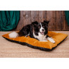 MIMIKO Pets Legowisko Poducha Velvet 100x70cm musztarda - All4Animals