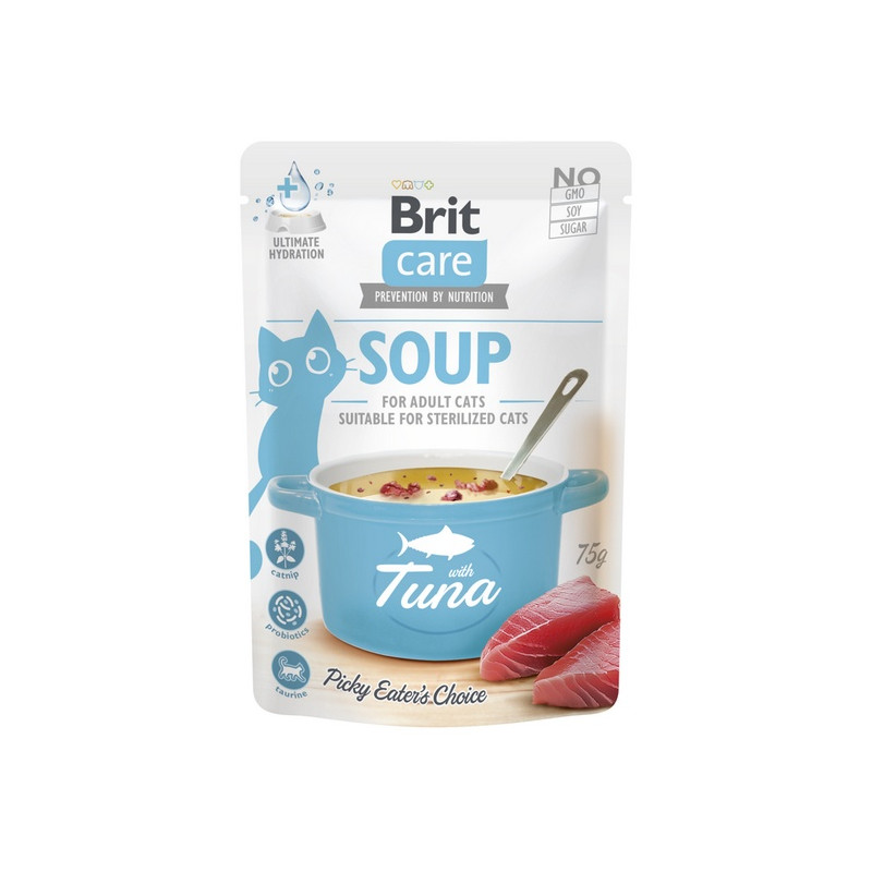 Brit Care Cat Soup Tuna saszetka 75g - All4Animals