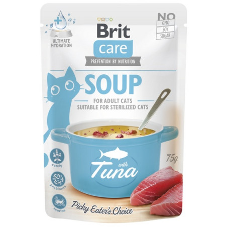Brit Care Cat Soup Tuna saszetka 75g - All4Animals