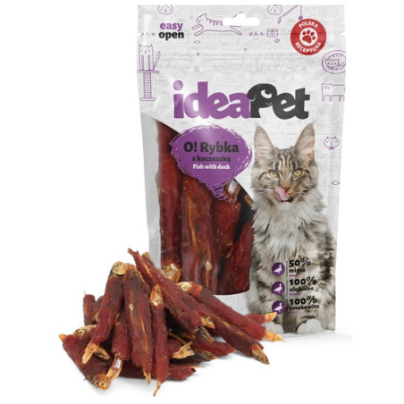 IdeaPet O! Kot Ryba z kaczką 60g - All4Animals