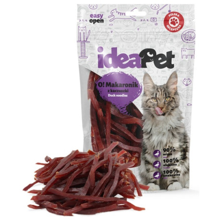 IdeaPet O! Kot Makaron z kaczki 60g - All4Animals