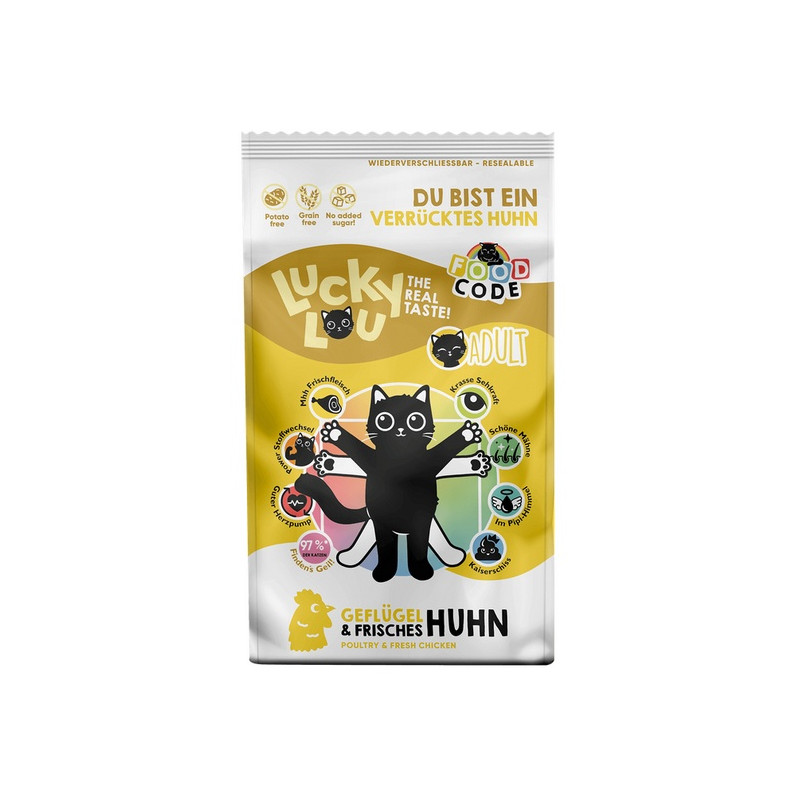 Lucky Lou Food Code Lifestage Adult Drób & Kurczak 1,7kg - All4Animals