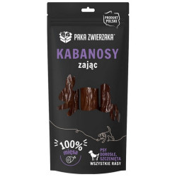 Paka Zwierzaka Kabanosy Zając 3szt 80g - All4Animals