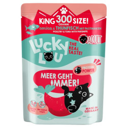 Lucky Lou Lifestage Adult Drób i tuńczyk saszetka 300g - All4Animals