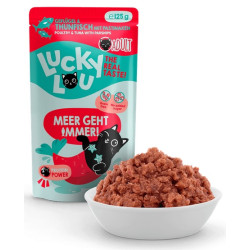 Lucky Lou Lifestage Adult Drób i tuńczyk saszetka 125g - All4Animals
