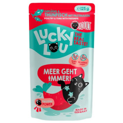 Lucky Lou Lifestage Adult Drób i tuńczyk saszetka 125g - All4Animals