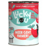 Lucky Lou Lifestage Adult Drób i tuńczyk puszka 400g - All4Animals