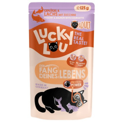 Lucky Lou Lifestage Adult Drób i łosoś saszetka 125g - All4Animals