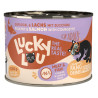 Lucky Lou Lifestage Adult Drób i łosoś puszka 200g - All4Animals